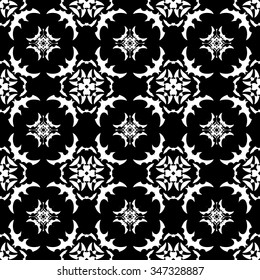 abstract seamless pattern ,black and white Vector seamless pattern. Seamless background pattern. Modern stylish texture. Repeating geometric.