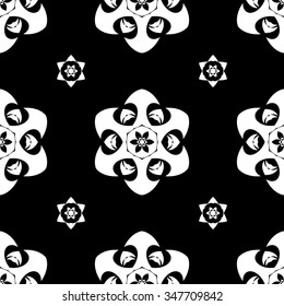 abstract seamless pattern ,black and white Vector seamless pattern. Seamless background pattern. Modern stylish texture. Repeating geometric.