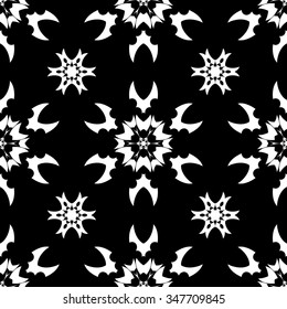 abstract seamless pattern ,black and white Vector seamless pattern. Seamless background pattern. Modern stylish texture. Repeating geometric.