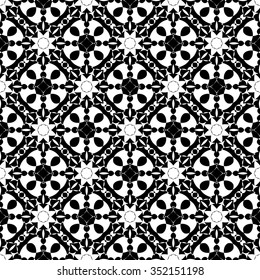 abstract seamless pattern ,black and white Vector seamless pattern. Seamless background pattern. Modern stylish texture. Repeating geometric.