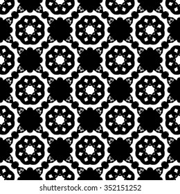 abstract seamless pattern ,black and white Vector seamless pattern. Seamless background pattern. Modern stylish texture. Repeating geometric.