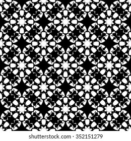 abstract seamless pattern ,black and white Vector seamless pattern. Seamless background pattern. Modern stylish texture. Repeating geometric.