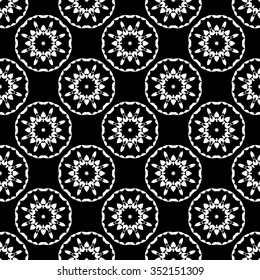 abstract seamless pattern ,black and white Vector seamless pattern. Seamless background pattern. Modern stylish texture. Repeating geometric.