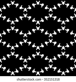 abstract seamless pattern ,black and white Vector seamless pattern. Seamless background pattern. Modern stylish texture. Repeating geometric.