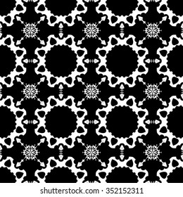 abstract seamless pattern ,black and white Vector seamless pattern. Seamless background pattern. Modern stylish texture. Repeating geometric.