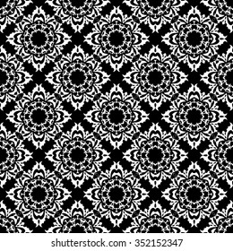 abstract seamless pattern ,black and white Vector seamless pattern. Seamless background pattern. Modern stylish texture. Repeating geometric.