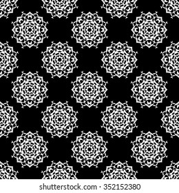 abstract seamless pattern ,black and white Vector seamless pattern. Seamless background pattern. Modern stylish texture. Repeating geometric.