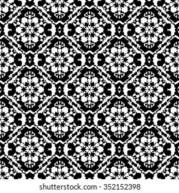 abstract seamless pattern ,black and white Vector seamless pattern. Seamless background pattern. Modern stylish texture. Repeating geometric.