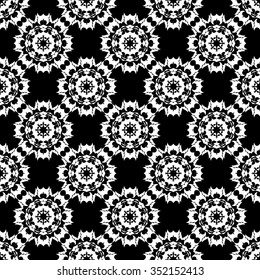 abstract seamless pattern ,black and white Vector seamless pattern. Seamless background pattern. Modern stylish texture. Repeating geometric.
