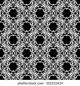 abstract seamless pattern ,black and white Vector seamless pattern. Seamless background pattern. Modern stylish texture. Repeating geometric.