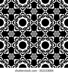 abstract seamless pattern ,black and white Vector seamless pattern. Seamless background pattern. Modern stylish texture. Repeating geometric.
