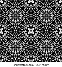 abstract seamless pattern ,black and white Vector seamless pattern. Seamless background pattern. Modern stylish texture. Repeating geometric.