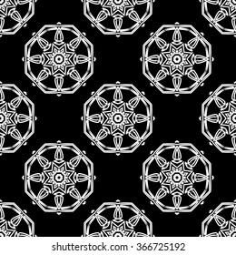 abstract seamless pattern ,black and white Vector seamless pattern. Seamless background pattern. Modern stylish texture. Repeating geometric.