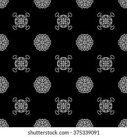 abstract seamless pattern ,black and white Vector seamless pattern. Seamless background pattern. Modern stylish texture. Repeating geometric.