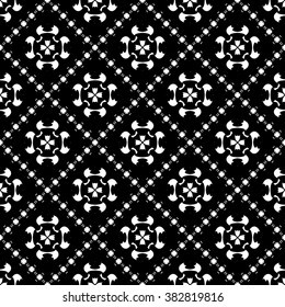 abstract seamless pattern ,black and white Vector seamless pattern. Seamless background pattern. Modern stylish texture. Repeating geometric.