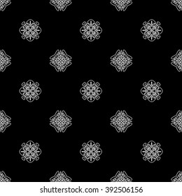 abstract seamless pattern ,black and white Vector seamless pattern. Seamless background pattern. Modern stylish texture. Repeating geometric.