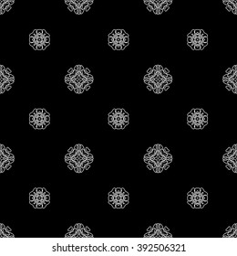 abstract seamless pattern ,black and white Vector seamless pattern. Seamless background pattern. Modern stylish texture. Repeating geometric.