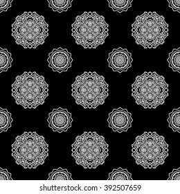 abstract seamless pattern ,black and white Vector seamless pattern. Seamless background pattern. Modern stylish texture. Repeating geometric.