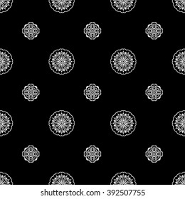 abstract seamless pattern ,black and white Vector seamless pattern. Seamless background pattern. Modern stylish texture. Repeating geometric.