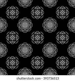 abstract seamless pattern ,black and white Vector seamless pattern. Seamless background pattern. Modern stylish texture. Repeating geometric.