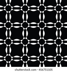 Abstract seamless pattern of black and white color for wallpapers and background.