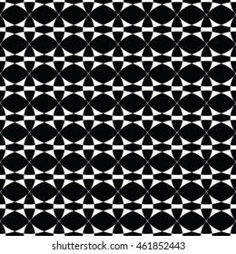 Abstract seamless pattern of black and white color for wallpapers and background.