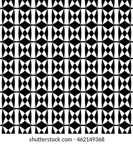 Abstract seamless pattern of black and white color for wallpapers and background.