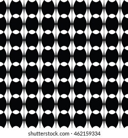 Abstract seamless pattern of black and white color for wallpapers and background.