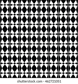 Abstract seamless pattern of black and white color for wallpapers and background.