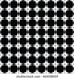 Abstract seamless pattern of black and white color for wallpapers and background.