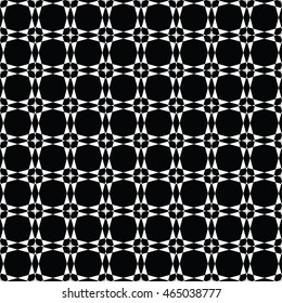 Abstract seamless pattern of black and white color for wallpapers and background.