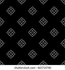 Abstract seamless pattern of black and white color for wallpapers and background.