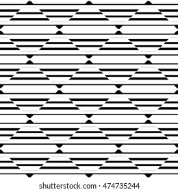 Abstract seamless pattern of black and white color for wallpapers and background.