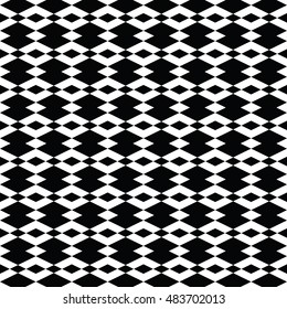 Abstract seamless pattern of black and white color for wallpapers and background.
