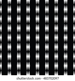 Abstract seamless pattern of black and white color for wallpapers and background.

