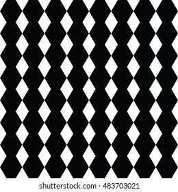 Abstract seamless pattern of black and white color for wallpapers and background.