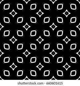 Abstract seamless pattern of black and white color for wallpapers and background.