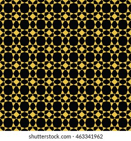 abstract seamless pattern black and yellow gold color for wallpapers and background. 