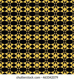 abstract seamless pattern black and yellow gold color for wallpapers and background. 