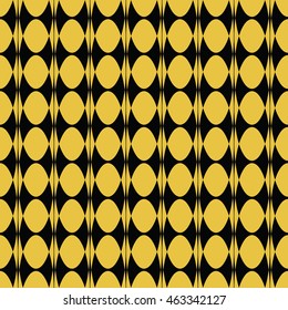 abstract seamless pattern black and yellow gold color for wallpapers and background. 