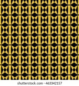 abstract seamless pattern black and yellow gold color for wallpapers and background. 