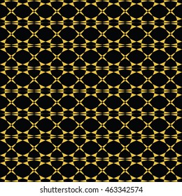 abstract seamless pattern black and yellow gold color for wallpapers and background. 