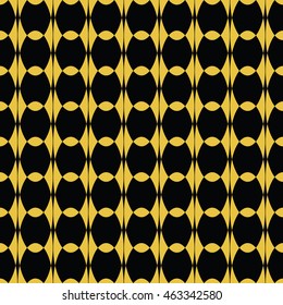 abstract seamless pattern black and yellow gold color for wallpapers and background. 