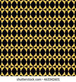 abstract seamless pattern black and yellow gold color for wallpapers and background. 