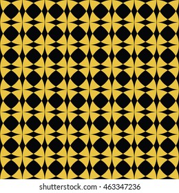 abstract seamless pattern black and yellow gold color for wallpapers and background. 