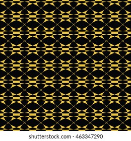 abstract seamless pattern black and yellow gold color for wallpapers and background. 