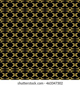 abstract seamless pattern black and yellow gold color for wallpapers and background. 