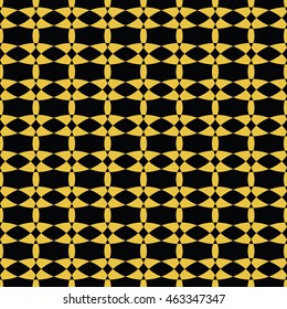 abstract seamless pattern black and yellow gold color for wallpapers and background. 