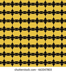 abstract seamless pattern black and yellow gold color for wallpapers and background. 