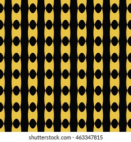 abstract seamless pattern black and yellow gold color for wallpapers and background. 